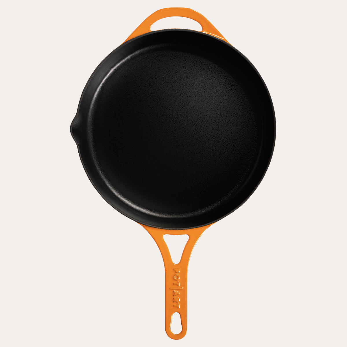 Peach Düz Döküm Tava 28 cm