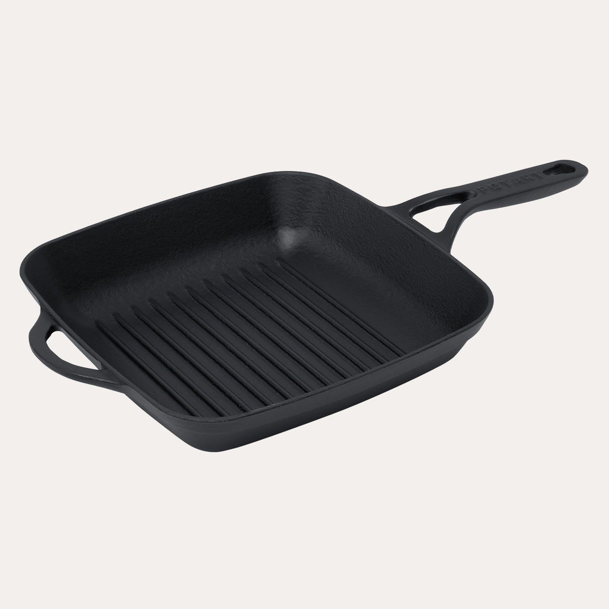 Mat Siyah Izgara Kare Döküm Tava 26 cm