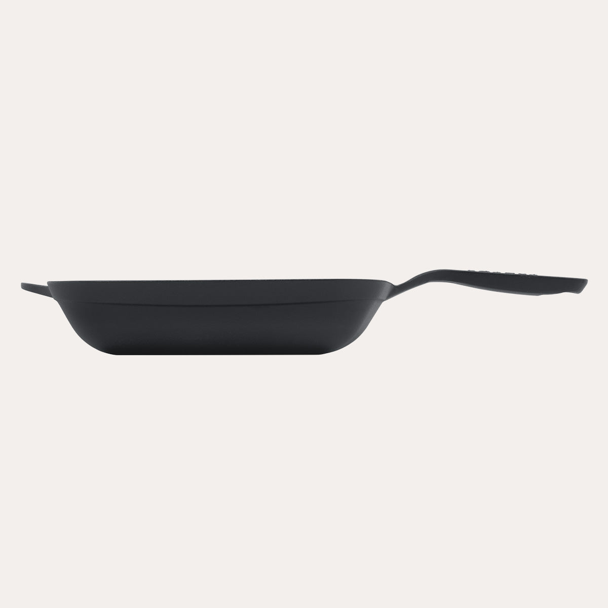 Mat Siyah Izgara Kare Döküm Tava 26 cm