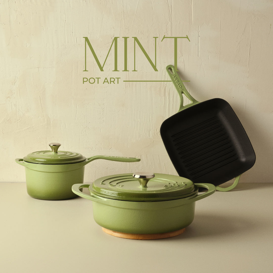 Mint Izgara Kare Döküm Tava 26 cm