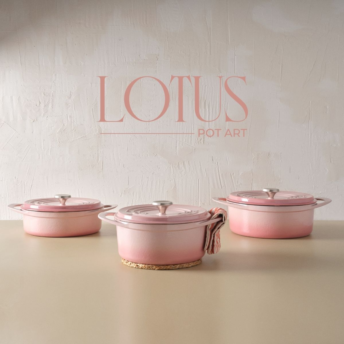 Lotus Sığ Döküm Tencere 26 cm