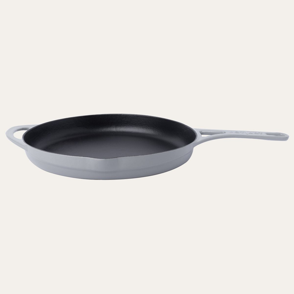 Stone Gri Düz Döküm Tava 28 cm
