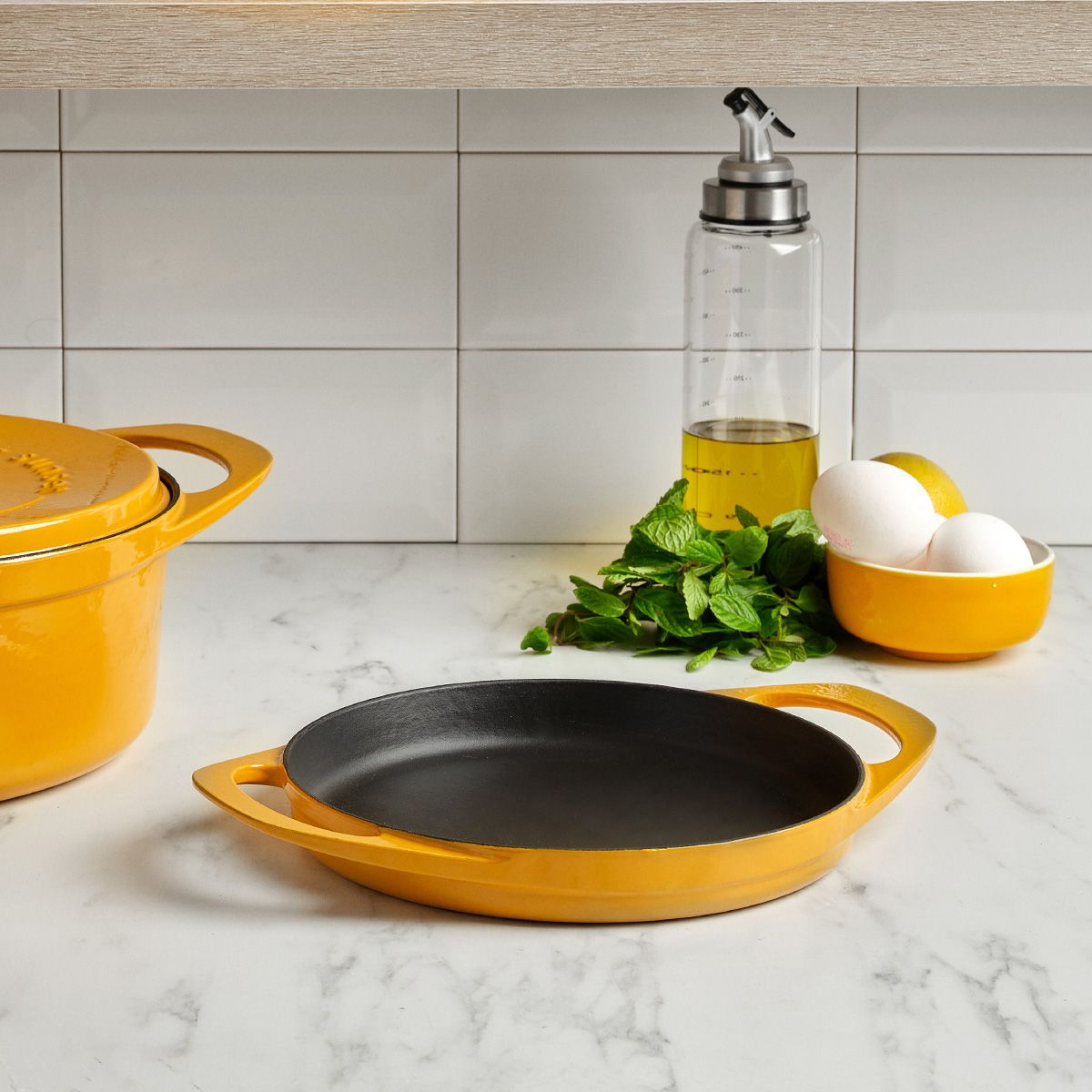 Lemon 2 Parça Düz Yüzey Tava Seti