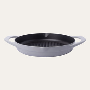 Stone Gri Çift Kulplu Izgara Döküm Tava 30 cm